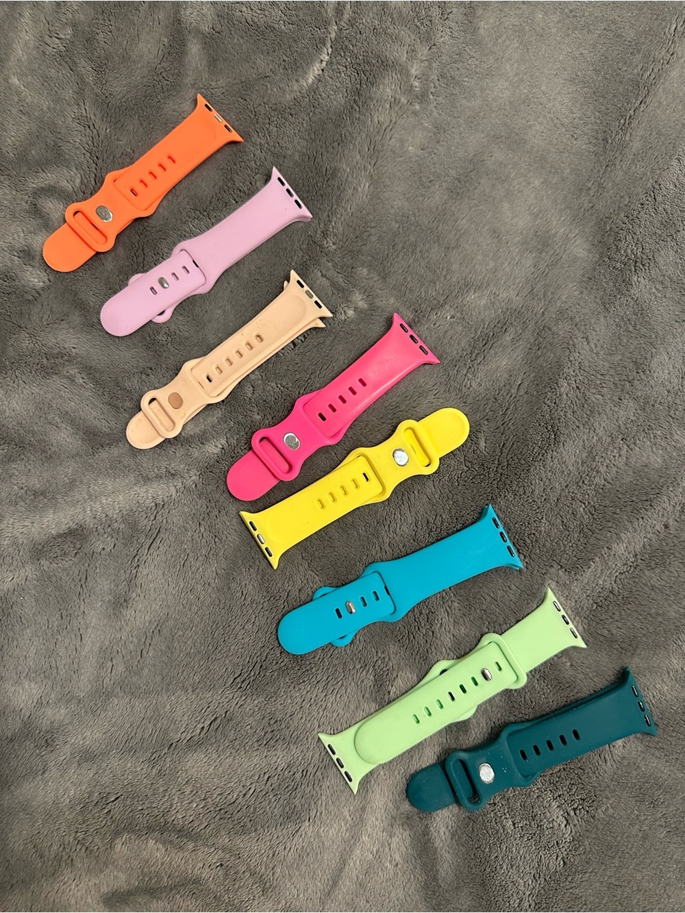 Silicone Replacement Watch Bands - Multi-Color Set